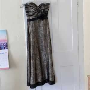 Strapless Floor Length Dress